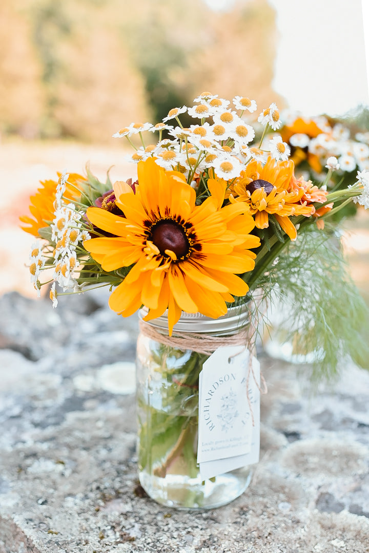 Large Season Flower Jar