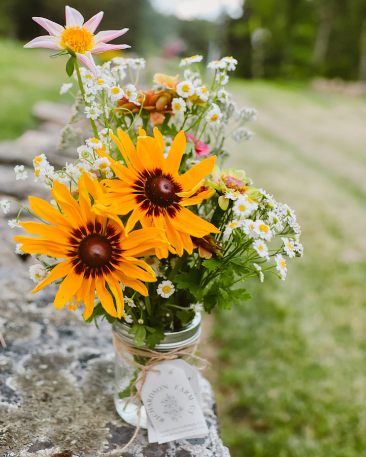 Large Season Flower Jar