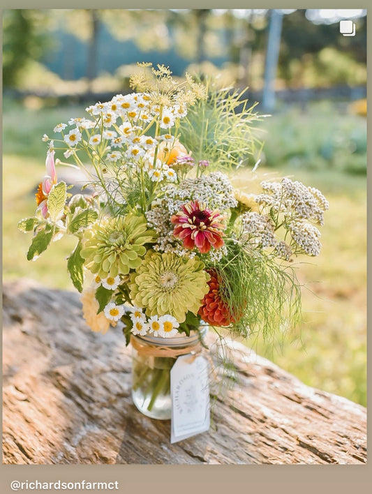 Large Season Flower Jar